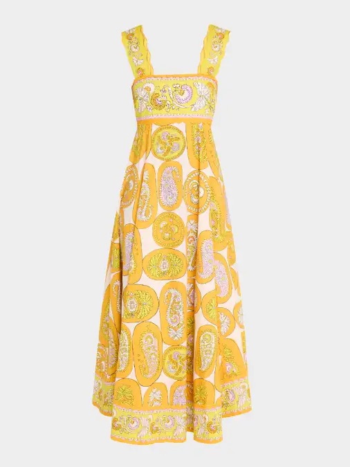 Nwt Alemais Diana Summer Maxi Dress Size 4